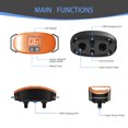 thumbnail image 3 of Bark Collar for Dogs,Rechargeable Anti Barking Training Collar with 5 Adjustable Sensitivity and Intensity Beep Vibration for Small Medium Large Dogs (Orange), 3 of 6