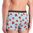 thumbnail image 3 of Uemuo Strawberry Pattern Men's Boxer Briefs,Trunk Anti-Chafing,Comfortable, Durable, and Stylish Underwear-Large, 3 of 9