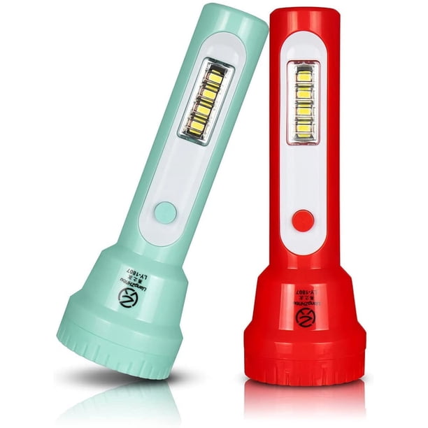 Linterna recargable Tokeyla para niños con LED COB de 110 ml, paquete de 2