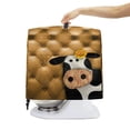 thumbnail image 7 of TSOVTHRID Cow Sunflower 3D Leather Print Kitchen Mixer Cover Portable Multipurpose Dust Cover for Kitchen Mixer Reusable Waterproof Polyester Kitchen Aid Mixer Assecories with Top Handle,S, 7 of 7