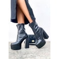 thumbnail image 2 of Botines de Tacon Con Plataforma Decker Grace Alley Negro Capreto, 2 of 5