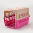 thumbnail image 3 of Jaula grande para perros y gatos, para coche, para envíos de mascotas, jaula para gatos pequeños y medianos, caja de aire portátil para envíos de salida, 3 of 5