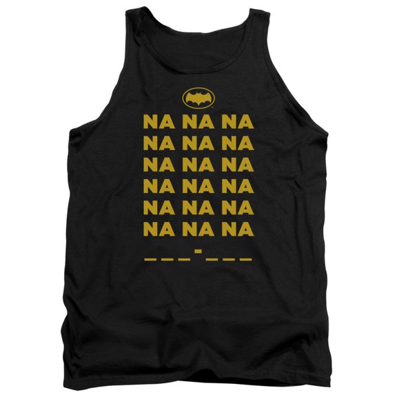 Batman Classic TV Na Na Na Adult Tank Top Black