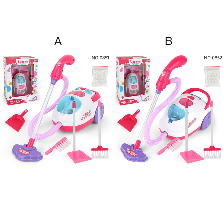 Tnfeeon Simulation Vacuum Cleaner, Electric Vacuum Cleaner Cleaning Tool  Play Set Kids Pretend Play Toy (5999)