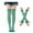 Green, variant on Eosunjian Soft Skin-friendly Gloves Socks Womens Striped Gloves Socks Set Cozy Cotton Arm Warmers Leg Warmers Long Fingerless Gloves for Winter Christmas