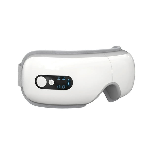 Dispositivo de masaje ocular,Masajeador de Ojos con Compresión de Calor Niños Adultos,Dispositivo eléctrico de masaje ocular con compresa caliente,Masajeador de ojos Modelo de música de lujo