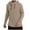 Khaki, variant on fatyb Mens Casual Knit Hoodies Long Sleeve Pullover Sweater Button up Drawstring Hooded Shirts for Men