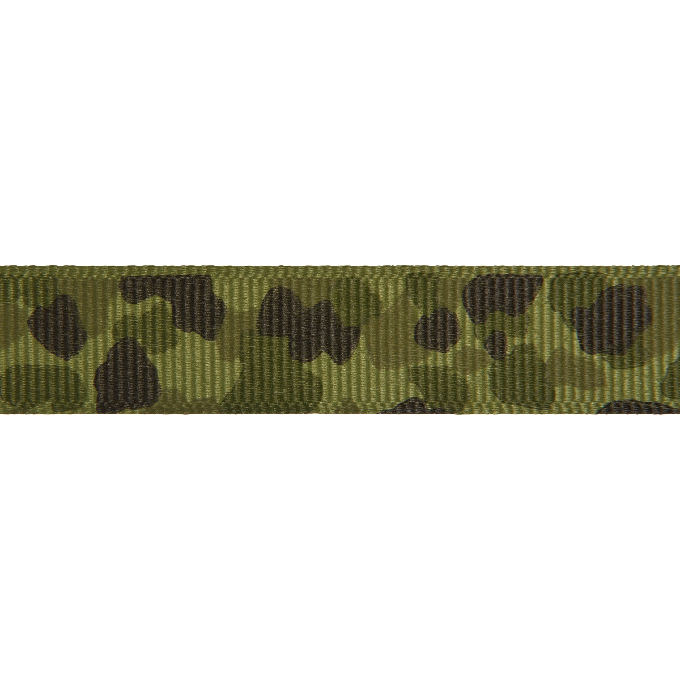 Offray Ribbon, Olive Green 5/8 inch Camouflage Grosgrain Ribbon, 9 feet 