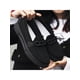 thumbnail image 4 of Women Slip On Flat Shoes Breathable Walking Shoes Knit Loafers Flats, 4 of 4