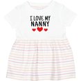 thumbnail image 3 of Inktastic I Love My Nanny Girls Baby Dress, 3 of 5