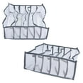 thumbnail image 3 of Socks Storage Box, Multipurpose Underwear Organizer Save Space Breathable Multi Cells  For  For Panties 6 Cells,11 Cells, 3 of 8