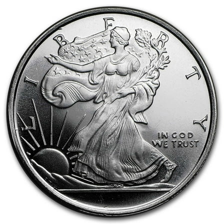 1/2 oz Silver Round - Walking Liberty
