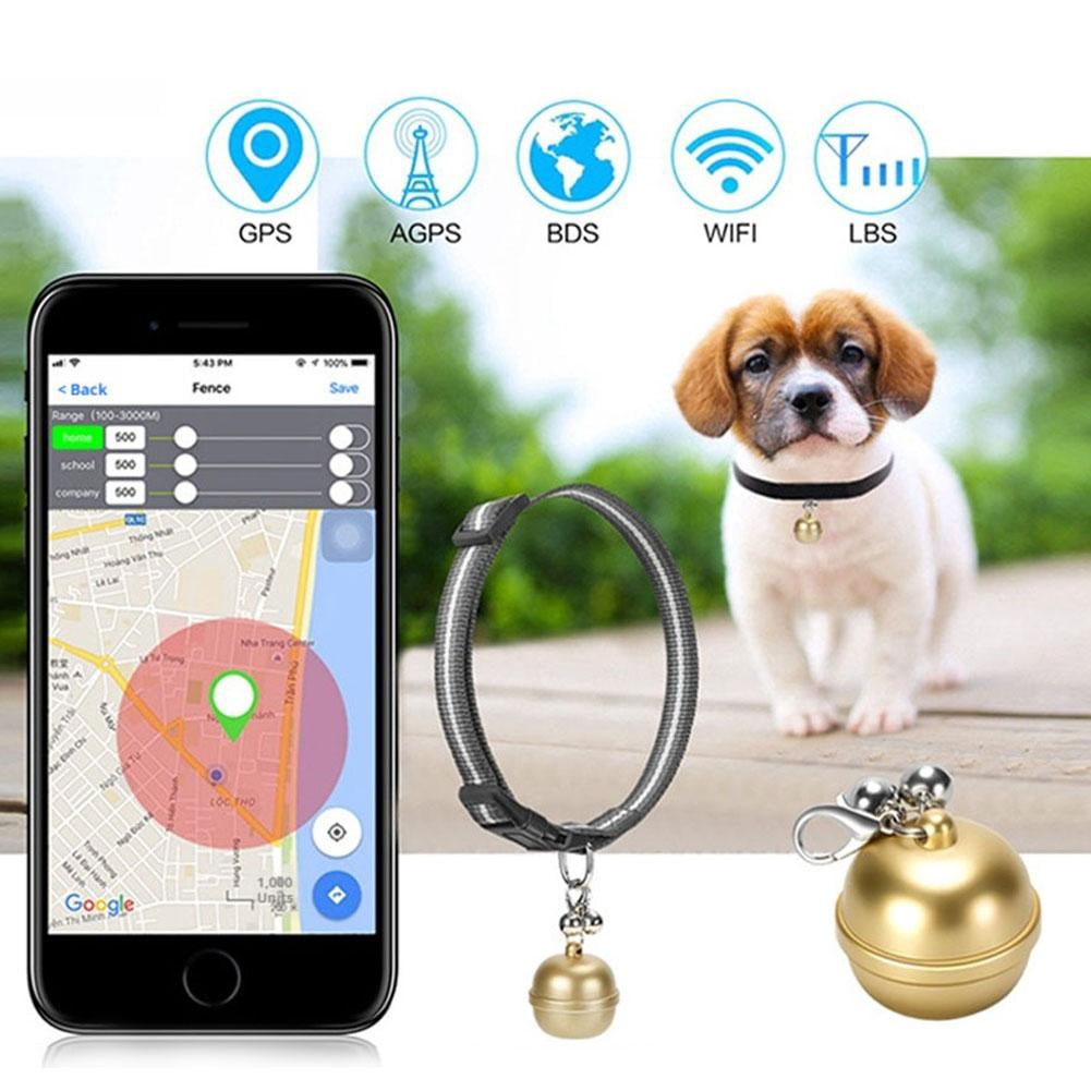 iOS/Android GPS Track Collar for Dogs Cats, Smart Pet Activity GPS Collar with Real-time Tracking & No Monthly Fee, Waterproof, , Anti-Lost, for Dogs, Cats, Puppy, Kitten