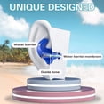 thumbnail image 4 of Tapones para los oídos de silicona azul, reutilizables, suaves, ideales para adultos y niños, resistentes al agua, para nadar, hacer surf y hacer esnórquel, 4 of 5