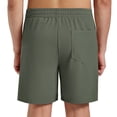 thumbnail image 3 of FEDTOSING Mens Waffle Shorts Summer Casual 7" Drawstring Elastic Waist Short with Pockets Beach Vocation, 3 of 7