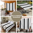 thumbnail image 6 of Black Grey Stripes Tapestry for Bedroom Wall Hanging Tapestry, White Striped Vertical Modern Geometric Ceiling Backdrop Tapestries Poster Blanket Wall Decor for Teens Room Living Room Dorm 39" x 59", 6 of 8
