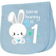 thumbnail image 2 of Inktastic Somebunny is One First Birthday Bunny Baby Burp Cloth, 2 of 3