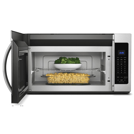 Whirlpool - 1.9 Cu. Ft. Over-the-Range Microwave with Sensor Cooking - Stainless Steel