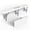 White, variant on ROYAL CODE 6FT Folding Bench – Safety Lock, 770lbs Capacity, Wide Handle, Portable for Outdoor, Picnic, Camping – White, 2 Pack