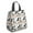 Dachshund Footprint, variant on Dachshund Footprint Insulated Lunch Bag for Women & Adults,Large Portable Soft Cooler Lunch Bag,Thermal Food Storage Tote with Pearl Cotton,8.66L,8.75x5.75x9.5 Inch