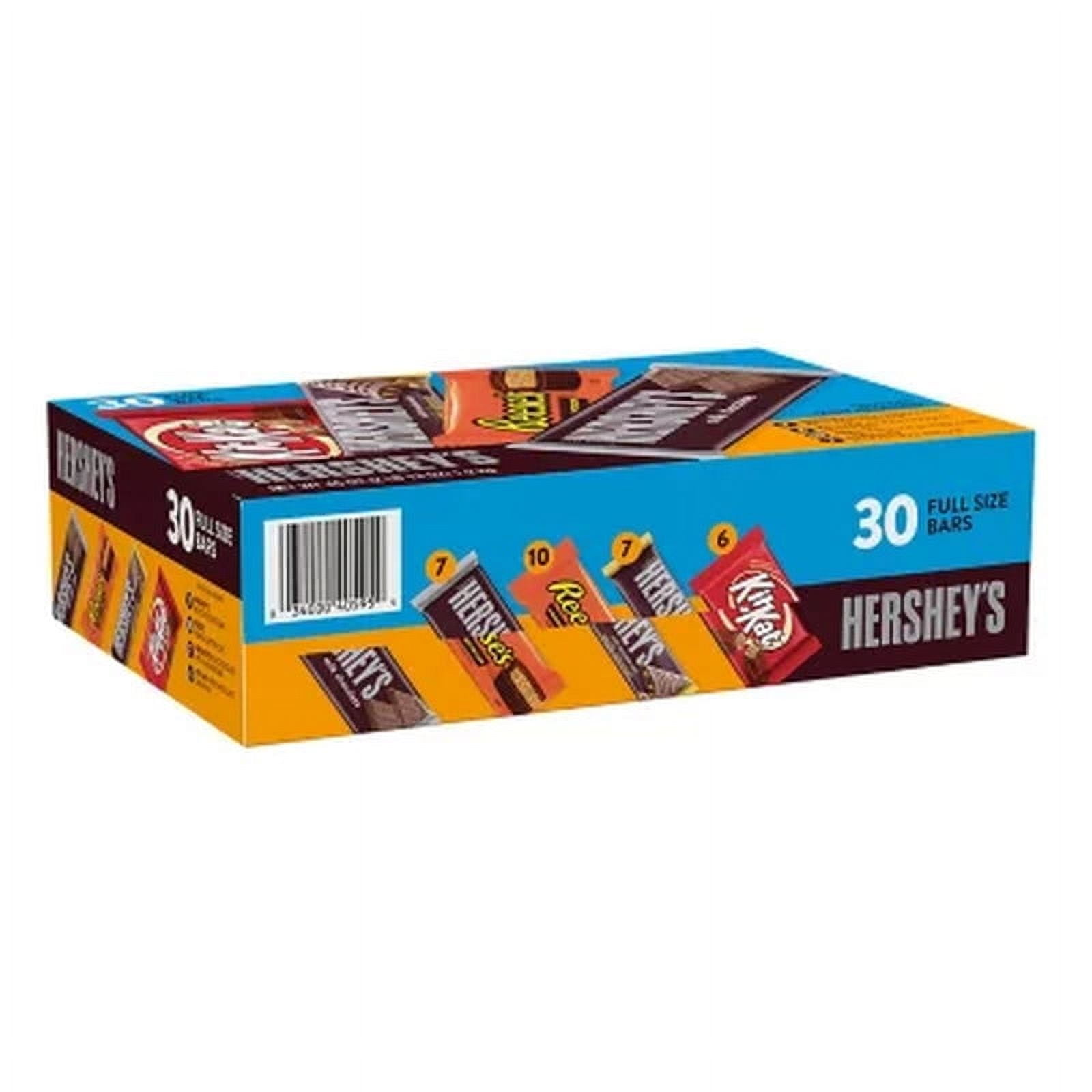 HERSHEYVariety Pack, Milk Chocolate Candy, 30 pk.