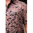 thumbnail image 3 of Burlebo Men's Performance Short Sleeve Button Up Shirt (Gauge Camo, Medium), 3 of 4