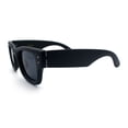 thumbnail image 5 of Classic Square Sunglasses for Men Women UV400 Protection Retro Thick Fat Bevel Frame Matte Black Frame Black Lens, 5 of 7