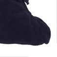 thumbnail image 3 of Chaussette moulée pour hommes et femmes, couvre-orteils, douce, épaisse, blanche, en peluche, réglable, chauffe-pieds, bleu foncé, taille XL, 3 of 4