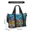 thumbnail image 3 of Zufioo Sea World Pattern Hand-held Travel Bag, Waterproof Adjustable Shoulder Strap Crossbody Duffel Bag, Suitable for Work, Short trips, Sports, 3 of 8
