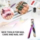 thumbnail image 5 of Cortaúñas para uñas acrílicas, puntas de uñas postizas, cortaúñas de acero inoxidable, herramienta de manicura para salón de manicura en casa 1106, 5 of 5