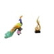 thumbnail image 1 of Escultura De Pavo Real, Figura Decorativa Para Jardín, Artesanía, Estatua, Adorno Para El Hogar, Patio, Fuego Abstracto, Adorno De Escritorio, Artesanía, Recuerdo, Figura De Llama De Resina,, 1 of 8