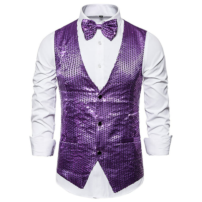 Purple Shirt & Formal Purple Vest