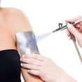 thumbnail image 4 of 8 oz BLUE Body Art TEMPORARY TATTOO AIRBRUSH PAINT Ink, 4 of 5