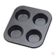 thumbnail image 1 of Muffin a pastel de 4 cavidades Utensilios para hornear para hornear horno Paquete de 2, 1 of 9