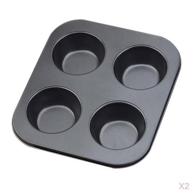 Bandeja para hornear de horno 2PCS para magdalenas, magdalenas, para hornear, NUEVO