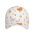 thumbnail image 2 of Balery Baseball Cap Adjustable Size for Running Workouts and Outdoor Activities All Seasons Dad Hat(Funny Chicken), 2 of 9