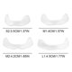 thumbnail image 2 of 15 pares Diladores de respiración nasal tiras nasales magnéticas para blanco nocturno, 2 of 6