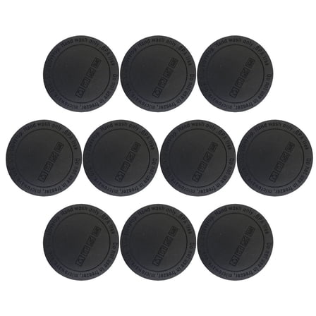 ELAYARD Black Silicone Tumbler Bottom Pads Anti Slip 10Pcs