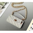 thumbnail image 3 of Wallet Case Compatible with iPhone, Pretty Luxury Bag Design, Purse Flip Card Pouch Cover Soft Silicone Case with Hand Holder Long Shoulder Strap(Gray,iPhone 11), 3 of 6