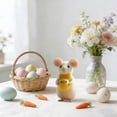 thumbnail image 2 of zhangmingg Handmade Bunny Rabbit Animal Figurine Cute Easter Decoration for Home Desktop Ornament and Tiered Tray Display, 2 of 5