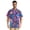 Neon Jellyfish and Shell, variant on Dailycode Men's Casual Button Down Shirts Short Sleeve Summer Hawaiian Beach Shirt, Neon Jellyfish and Shell