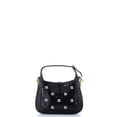 thumbnail image 3 of Pre-Owned Gucci Jackie 1961 Chain Hobo Crystal GG Embellished Fabric with Lizard Mini By Rebag, 3 of 6