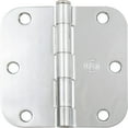 thumbnail image 2 of Stone Harbor Hardware 3-1/2" Door Hinges, 5/8" Radius Corner, Polished Chrome, 2-Pack, 2 of 4