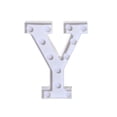 thumbnail image 3 of DPTALR Alphabet LED Letter Lights Light Up White Plastic Letters Standing Hanging Y, 3 of 3