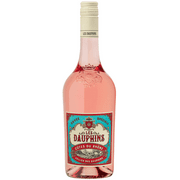 Les Dauphins Rosé Wine, 750 ml, Glass Bottle Single Piece 12% ABV