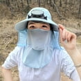 thumbnail image 2 of GPOECD Style Solar Powered Digital Display Fan Sun Hats for Adults Wide Brim Full Coverage Outdoor Summer Sun Protection BU1,One Size, 2 of 4