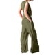 thumbnail image 5 of Blusa sin mangas lisa con cuello redondo para mujer a la moda de 2 piezas + conjuntos de pantalones con bolsillos sueltos Wmkox8yi  bvn2629, 5 of 9