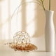 thumbnail image 5 of Candelabro de cristal para decoración de dormitorio, cena, escritorio, candelabro Oro, 5 of 9
