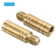thumbnail image 3 of Uxcell 3g Copper Dart Weight Add Accentuator 9 Pcs 14mm 2BA Thread Darts Weight Adjuster Dart Accessories Gold, 3 of 6