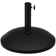 thumbnail image 1 of Outsunny 55 lbs Cement Umbrella Base Holder, Black, 1 of 10